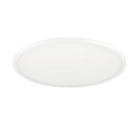 Plafonnier connecté SARSINA-Z LED 41W en aluminium et acier blanc D600mm