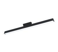 Plafonnier connecté SIMOLARIS-Z LED 35W en aluminium et acier noir 1220x55x110mm