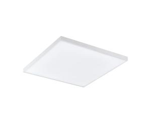 Plafonnier connecté TURCONA-CCT LED 10,8W en aluminium et acier blanc 287x287x62mm