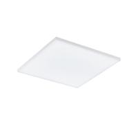 Plafonnier connecté TURCONA-CCT LED 21,6W en aluminium et acier blanc 437x437x70mm