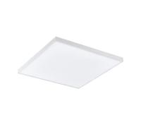Plafonnier connecté TURCONA-Z LED 16W en acier et aluminium blanc 300x300x50mm