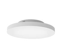 Plafonnier connecté TURCONA-Z LED 22,4W en acier et aluminium blanc D450mm