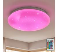 Plafonnier LED RGB Télécommande Ciel étoilé Lampe scintillante