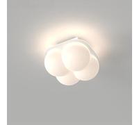 Plafonnier Créatif À Bulles, Plafonnier Style Crème Épuré, Ambiance Chaleureuse Et Romantique, Idéal Pour Salle À Manger, Salon Ou Chambre, Lustre 120 Cm/15 Cm