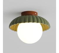 Plafonnier créatif crème en fer forgé, style moderne beige, encastré, G9, style nordique, idéal pour vestiaire, salon, cuisine, couloir ou restaurant. Éclairage simple pour chambre d'hôtes ou restaura