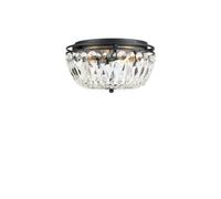 Plafonnier cristal E14, max. 40W, IP21, noir - Markslöjd - Vasa