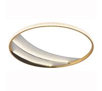 Plafonnier cristal lampe de salon LED or chrome CCT or noir