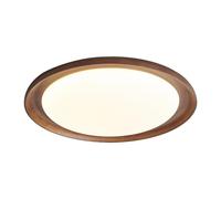 Plafonnier de Chambre à Coucher Moderne à LED, Lampe de Plafond Ronde Solide encastrée - intensité Variable avec 3 Couleurs près du luminaire de Plafond (A, 13,4