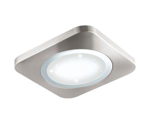 Plafonnier de construction à LED effet cristal chrome mat lampe d'éclairage de chambre à coucher Eglo 97663