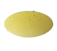 Plafonnier de haute qualité en verre jaune E27 éclairage lampe spot ronde en métal Eglo 32175