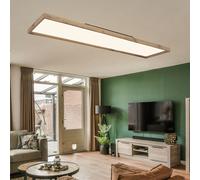 Plafonnier de Lumière Lampe Bois pour Salle à Manger Du Jour Tdc LED L 120 CM