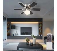 Plafonnier de Plafond Refroidisseur D'Ambiance Blanc 3 Niveaux Télécommande MDF