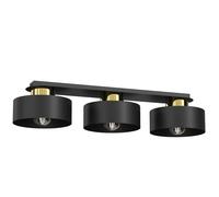 Plafonnier De Table En Métal Doré E27 68 Cm Long Brillant Loft