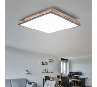 Plafonnier Deckenpanel Bois Optique Aufbaupanel LED 24W 1500Lm Alu MDF L 45 CM