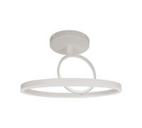 Plafonnier design éclairage salon éclairage LED anneau chambre blanc D 49,5 cm