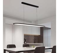 Plafonnier design - IP20 - Corps noir - 24W- 3000 Lumens - 4000K