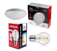 Plafonnier Détecteur Maclean Micro-ondes PMMA 25W IP20 MCE309 MCE268 WW