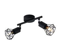 Plafonnier dimmable cage spots mobiles TÉLÉCOMMANDE Lumière dans un ensemble comprenant des lampes LED RVB