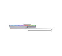 Plafonnier dimmable Lampe de salon Arc-en-ciel Veilleuse Télécommande Plafonnier LED, Mémoire, 1x LED 31W 2200lm 2700-5000 Kelvin, LxlxH 91x56x6 cm