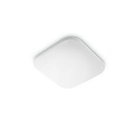 Philips Mauve, Plafonnier LED 17 W, Carré, Blanc Froid 4000K, Blanc