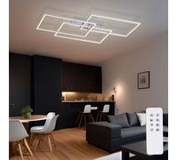 Plafonnier Du Jour Luminaire de Salon LED Télécommande Intensité Variable Tdc