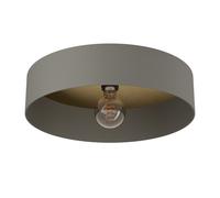 Plafonnier DUAIA E27 1X40W en acier Gris ombre D420mm