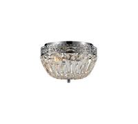 Plafonnier E14 Max 40W cristal chrome encastré, diam 25 cm - Markslöjd - Etienne