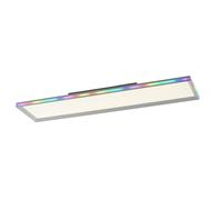 Plafonnier effet arc-en-ciel lampe de salon dimmable plafonnier LED LED à couleur changeante, avec télécommande, 1x LED 43 W 2300Lm 2700-5000 Kelvin, L 100 cm