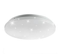 Plafonnier effet étoile lumière du jour blanc plafonnier LED salon, CCT, 36W 3900Lm blanc chaudblanc froid, DxH 50x8 cm