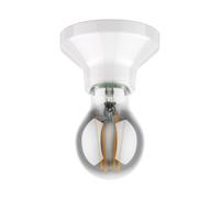 Plafonnier Elektra porcelaine blanche + ampoule LED 370lm blanc extra-chaud