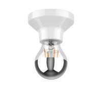 Plafonnier Elektra porcelaine blanche + E27 LED A60 blanc 6,309W 646lm [EEK: F]