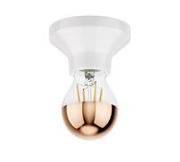 Plafonnier Elektra porcelaine blanche + lampe LED miroir de tête 839lm blanc
