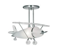 Plafonnier En Acier Inoxydable Argenté E27 Décoratif Salon Intérieur Éclairage