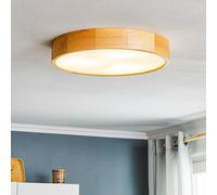 Plafonnier en bois Kerio Envostar, dimmable, Salon / Salle à manger, Bois, Moderne, Plafonnier