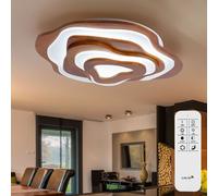 Plafonnier En Bois Lampe De Cuisine Variateur CCT Télécommande LED