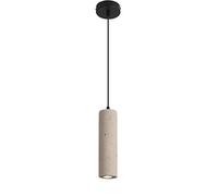Plafonnier en Ciment, Lampe Suspendue à Tube Long, Lampe Suspendue cylindrique, luminaire Suspendu de Chambre à Coucher, luminaire à Barre à tête Unique, projecteurs, luminaire d'éclairage