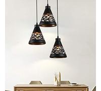 Plafonnier en Cristal à 3 têtes, Simple et Creux, LED créative, Design Tendance, luminaire décoratif d'intérieur, idéal pour Une Chambre à Coucher, Un Restaurant ou Un Salon