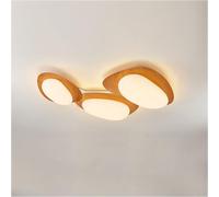 Plafonnier en galets de style japonais, plafonnier scandinave minimaliste en grain de bois, plafonnier rétro pour chambre d'enfant, pour lampes et lanternes de salon, chambre à coucher, lustre