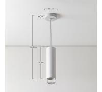 Plafonnier En Plâtre Selene Blanc