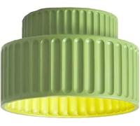 Plafonnier en Résine Crème Colorée Nordique Plafonnier Encastré Moderne E27 Base Plafonnier Éclairage Près du Plafond Luminaires pour Vestiaire Cuisine Porche Couloir, Green