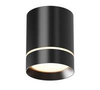 Plafonnier en saillie luminaire de salon LED spot de plafond noir en aluminium