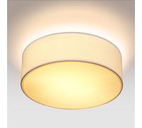 Plafonnier en tissu 1 flamme 30 cm E27 lampe éclairage salon chambre bureau