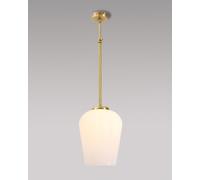 Plafonnier En Verre En Laiton Réglable Vintage TALIS Salon Cuisine Lampe