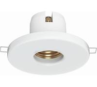 Plafonnier encastré E27 rond, 99mm Ø, 1x E27 max. 60W Blanc - LC-EL-158