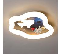 Plafonnier encastré en forme d'avion de dessin animé moderne pour enfants, créativité nordique, astronaute, chambre de garçon et de fille, proche du plafonnier, lustre minimaliste pour chambre