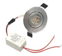 Plafonnier encastré LED 3 W: petit mini spot, plafonniers encastrés ronds réglables, 100-240 V, taille de trou découpé de 50 mm