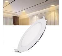 Plafonnier Encastré LED, Près des Plafonniers Température de Couleur Sélectionnable 3000K/4000K/6000K, 80 lm/W LED Downlight Intégré for Salle de Bain Buanderie Chambre Couloir ( Color : Natural light