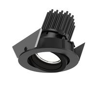 Plafonnier Encastré Orientable Louis Poulsen LP 45 Ø7,5 2700 K et Dali Noir