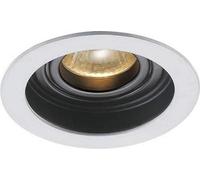 plafonnier encastre Spot LED Sandi rond blanc basculement noir et tourner Ã˜10.2cm