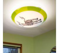 Plafonnier Enfants Lampe murale éclairage jeu chambre motif zèbre rayures vertes grises EGLO 94457